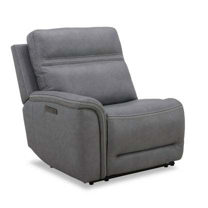 Cooper L Arm Recliner P3 & ZG - Blue Gray