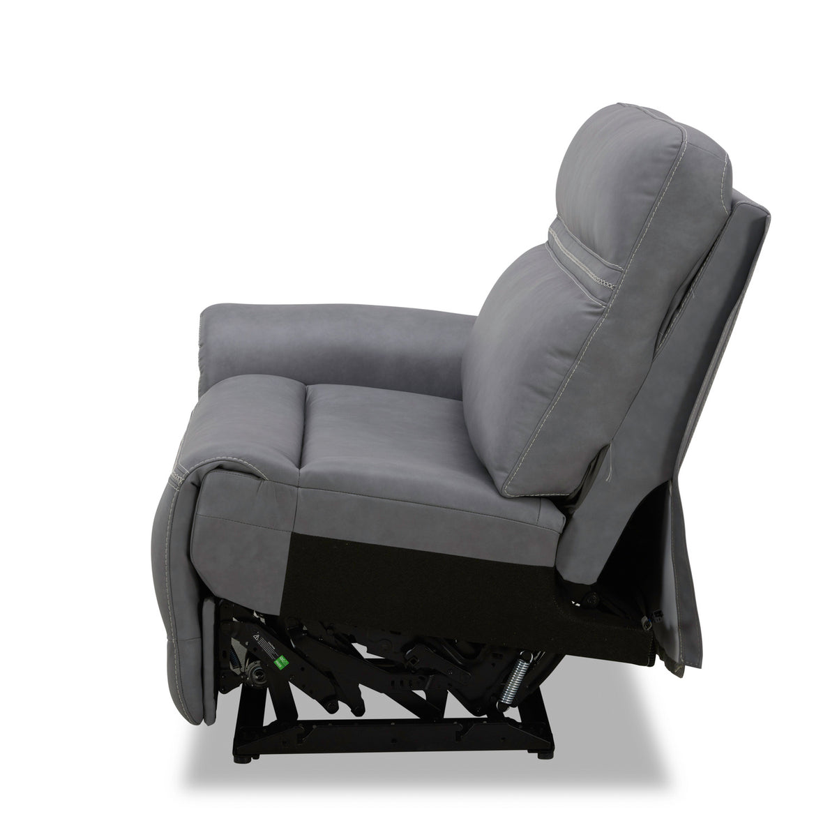 Cooper L Arm Recliner P3 & ZG - Blue Gray