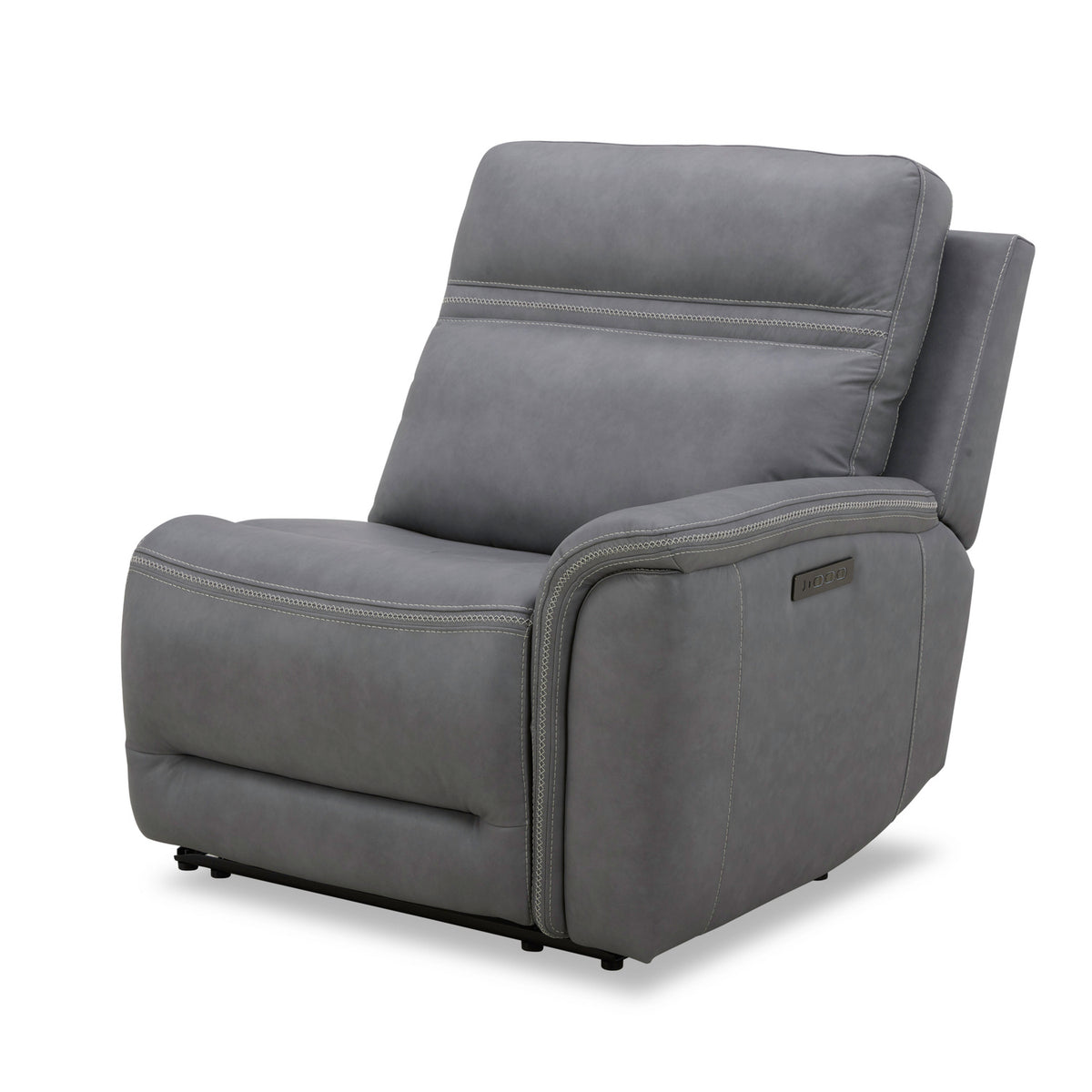 Cooper R Arm Recliner P3 & ZG - Blue Gray