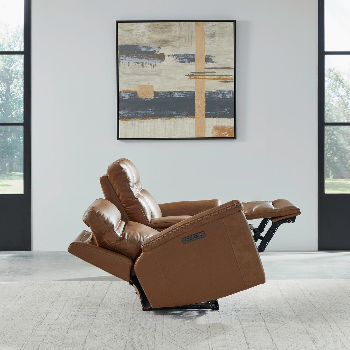 Cooper Loveseat w/Console P3 & ZG - Camel
