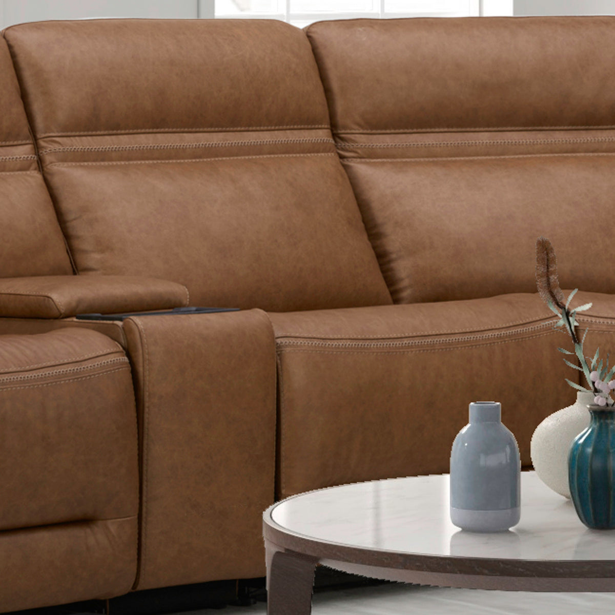 Cooper Armless Recliner P3 & ZG - Camel