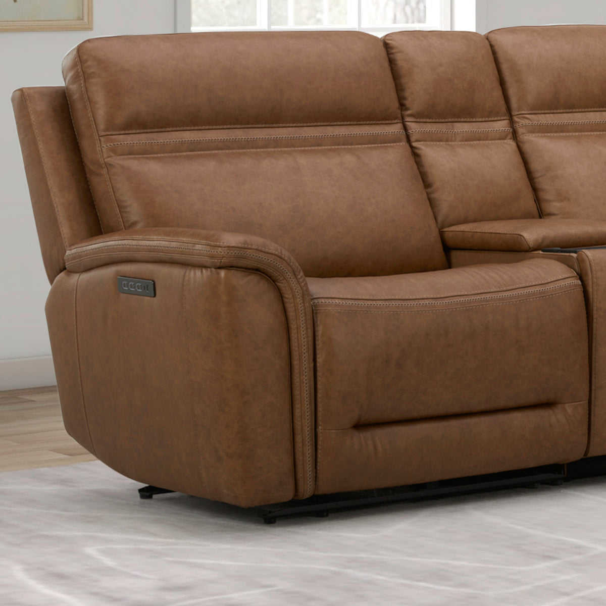 Cooper L Arm Recliner P3 & ZG - Camel