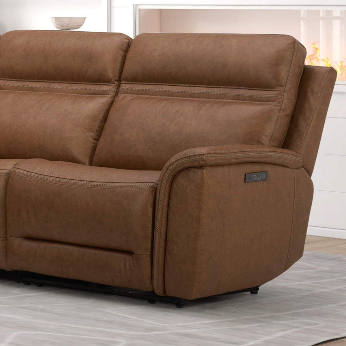Cooper R Arm Recliner P3 & ZG - Camel