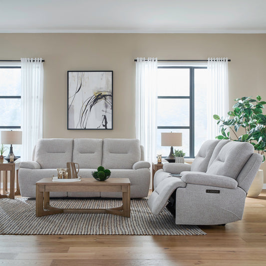 Cameron Sofa & Loveseat (Nathan Ginger Fabric)