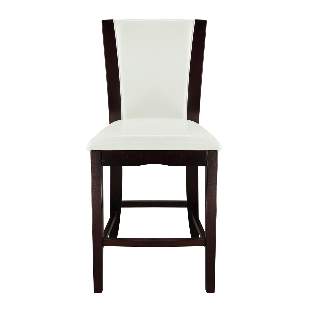 Daisy Counter Height Chair, White Bi-Cast Vinyl