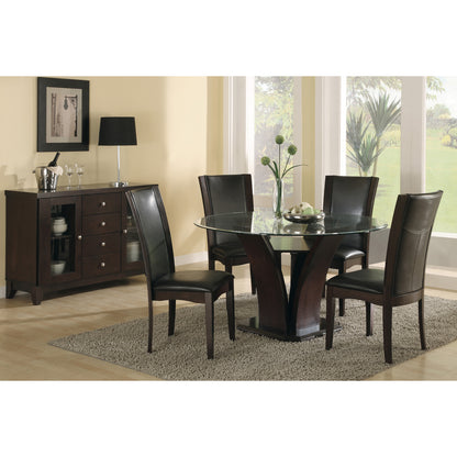 Daisy Side Chair - Dark brown