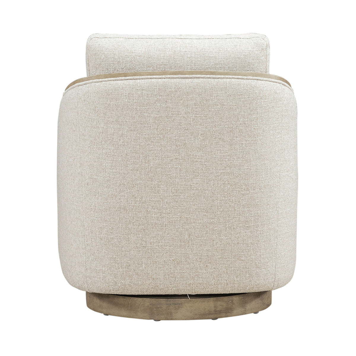 Nora Uph Swivel Accent Chair - Light Brown