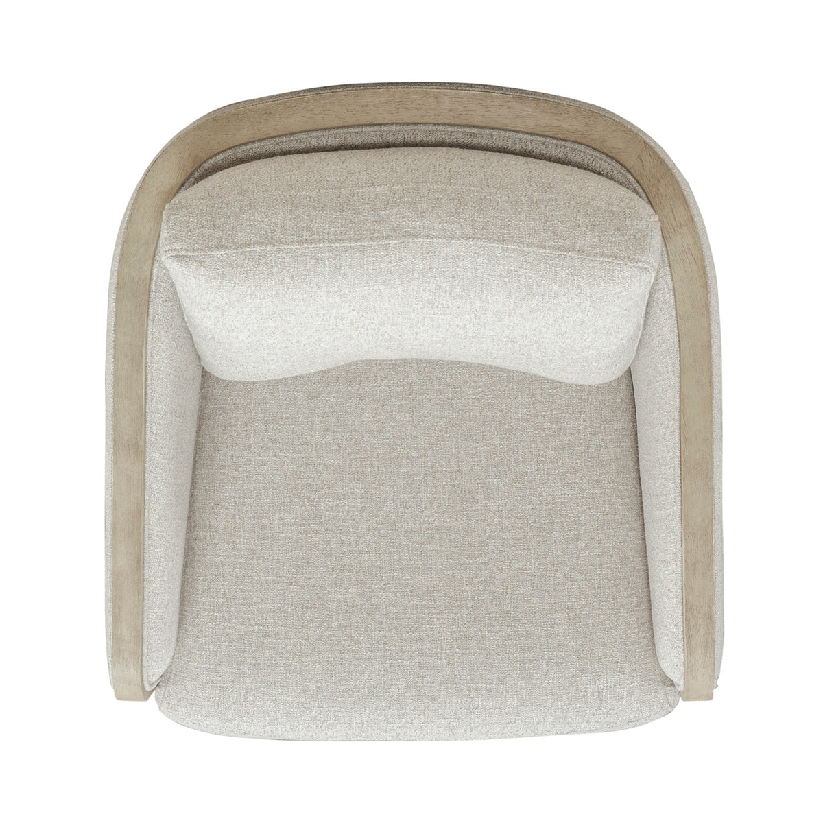 Nora Uph Swivel Accent Chair - Light Brown
