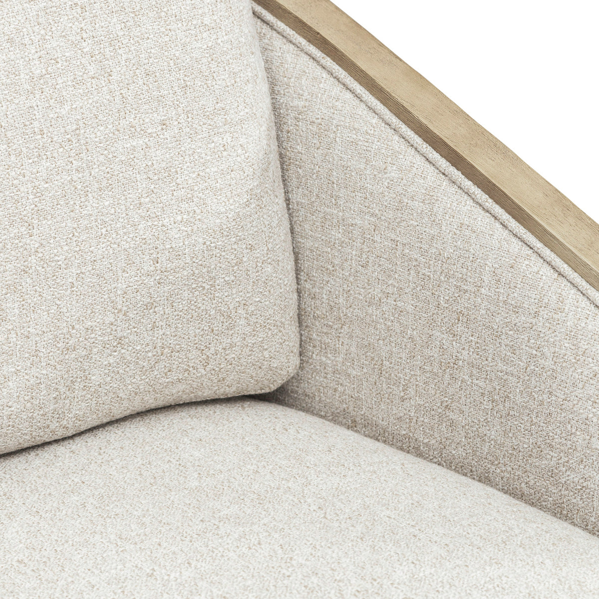 Nora Uph Swivel Accent Chair - Light Brown