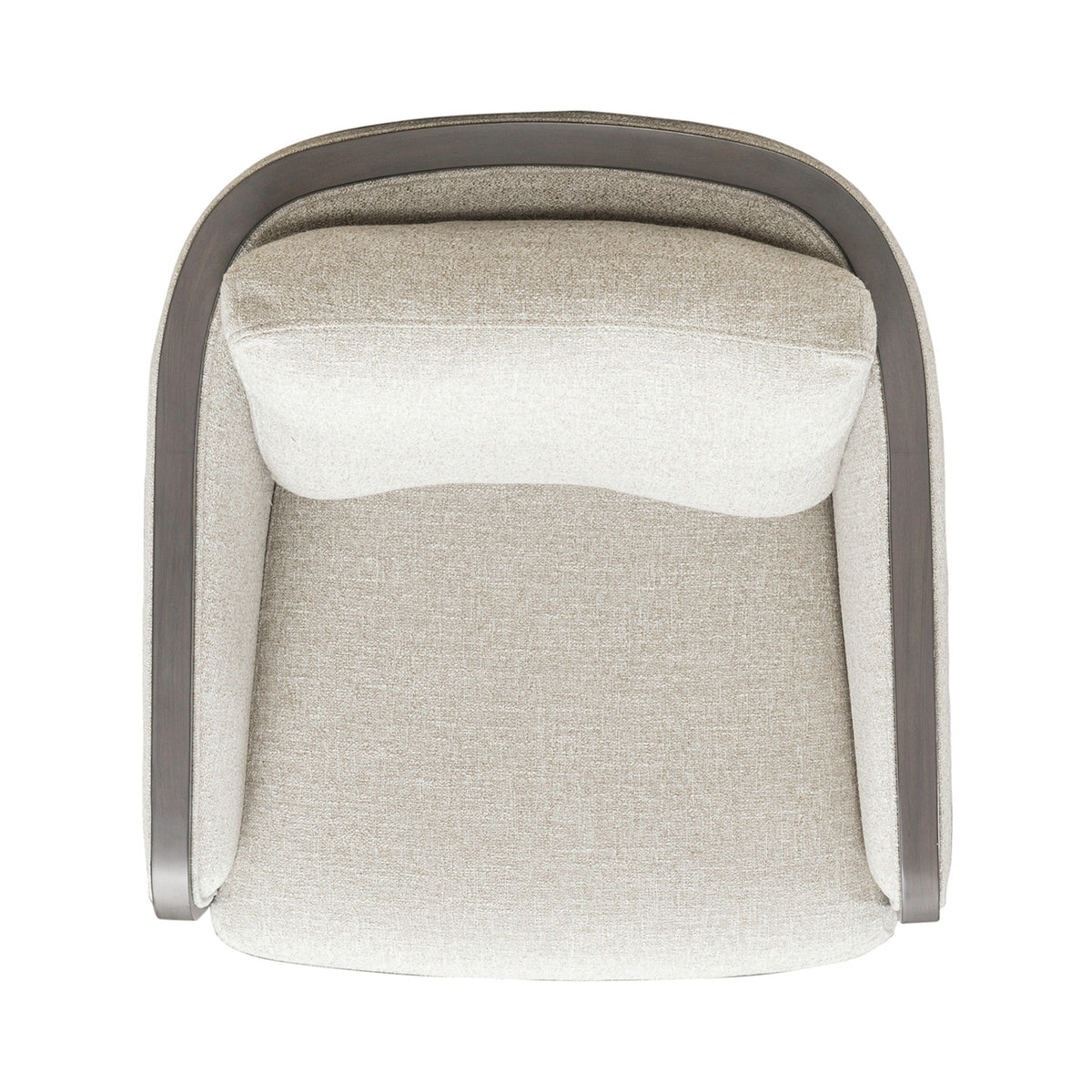 Nora Uph Swivel Accent Chair - Dark Brown