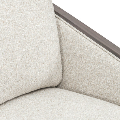 Nora Uph Swivel Accent Chair - Dark Brown