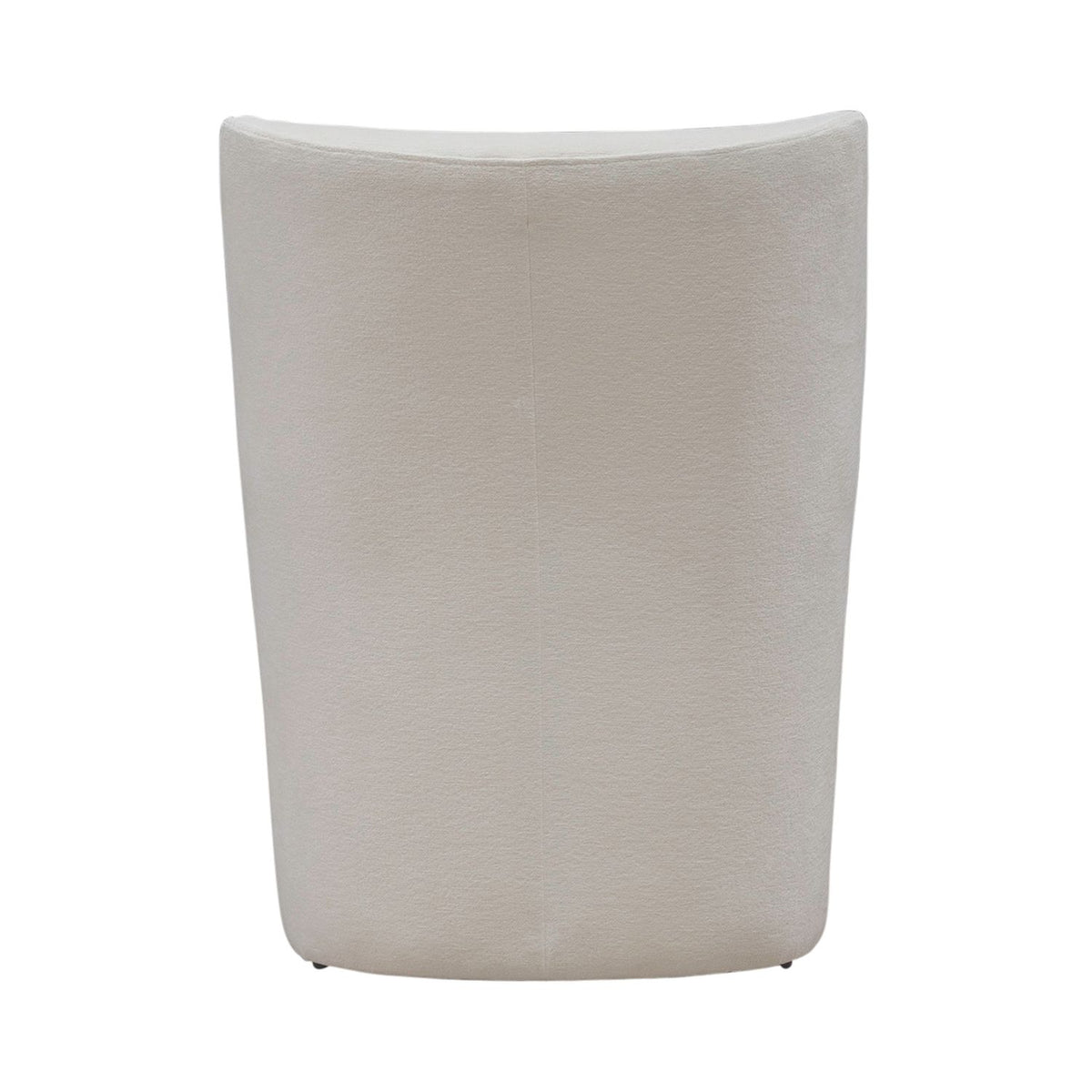 Accent Dining Chair w/ Casters - Ivory