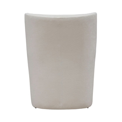 Accent Dining Chair w/ Casters - Ivory
