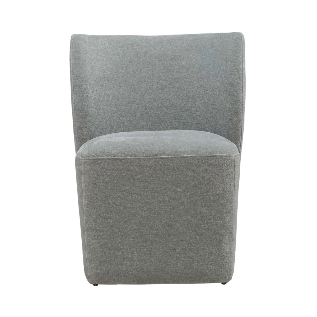 Accent Dining Chair w/ Casters - Sapphire