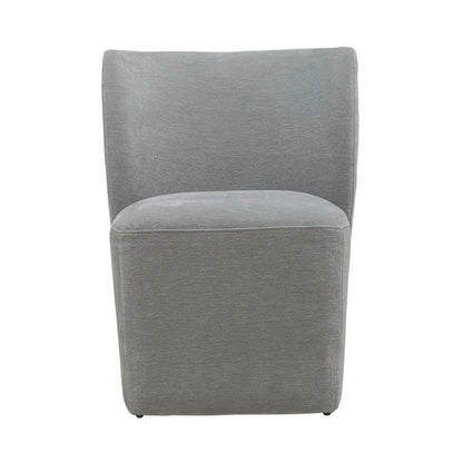Accent Dining Chair w/ Casters - Sapphire