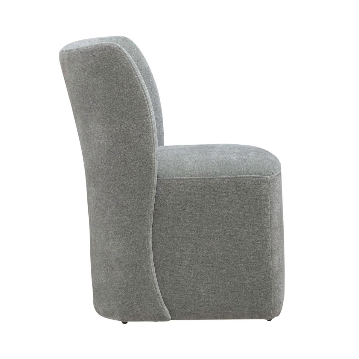 Accent Dining Chair w/ Casters - Sapphire