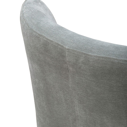 Accent Dining Chair w/ Casters - Sapphire