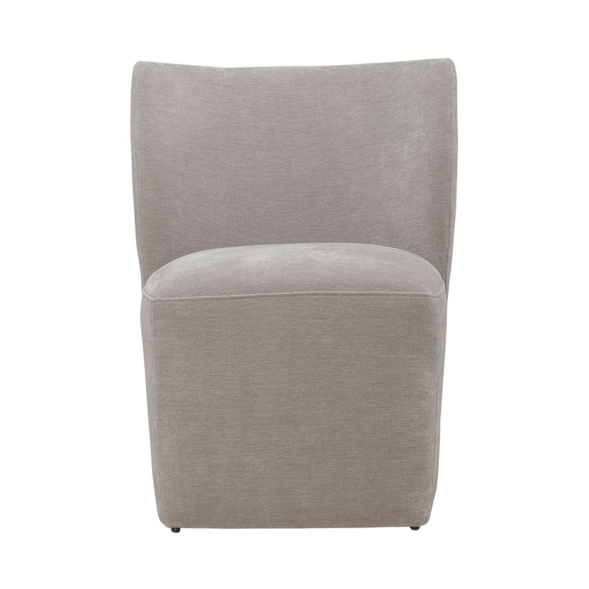 Accent Dining Chair w/ Casters - Truffle