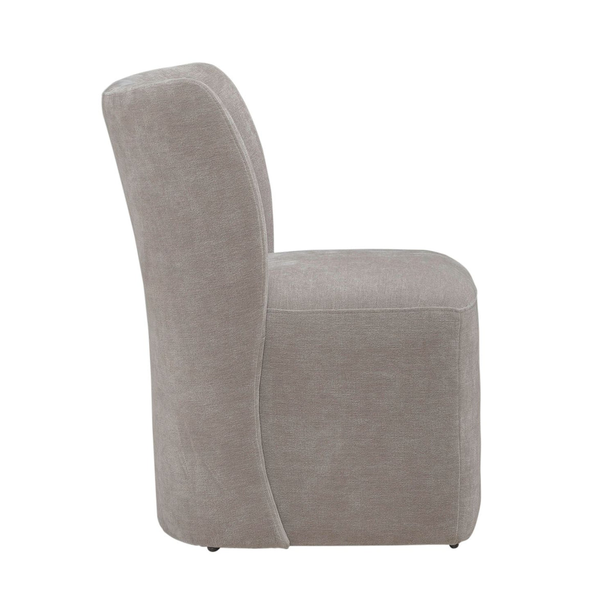 Accent Dining Chair w/ Casters - Truffle