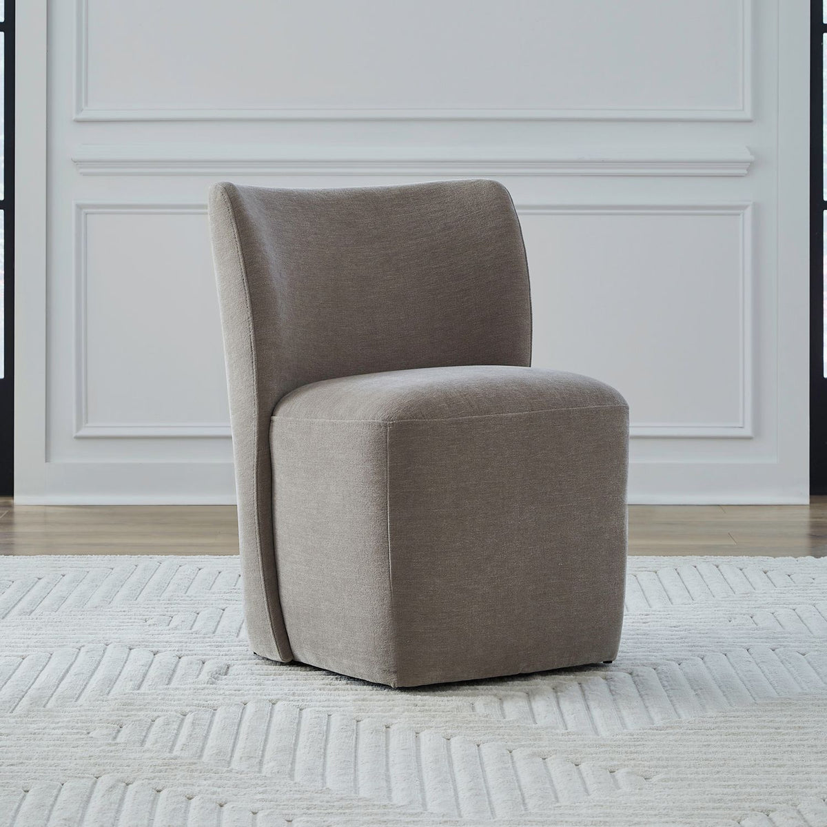 Accent Dining Chair w/ Casters - Truffle