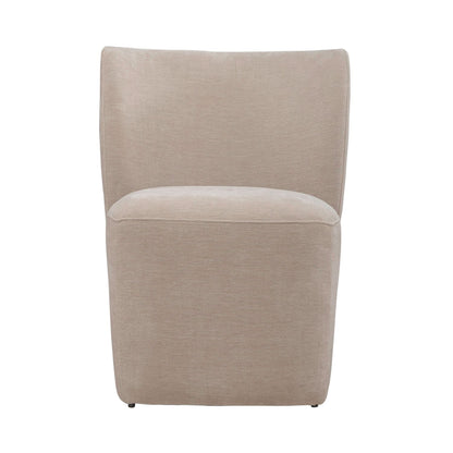 Accent Dining Chair w/ Casters - Wicker