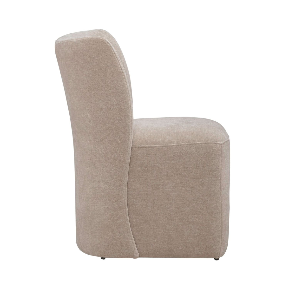 Accent Dining Chair w/ Casters - Wicker