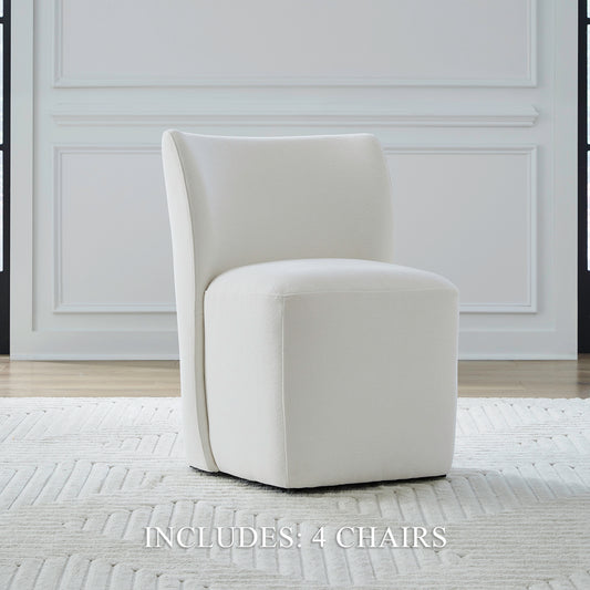 Accent Dining Ivory Accent Dining Chairs - Set of 4