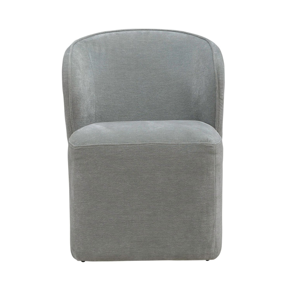 Accent Dining Chair w/ Casters - Sapphire