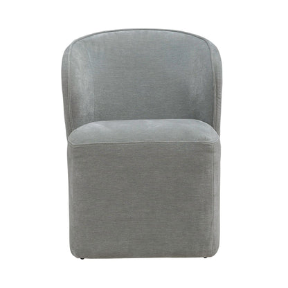 Accent Dining Chair w/ Casters - Sapphire