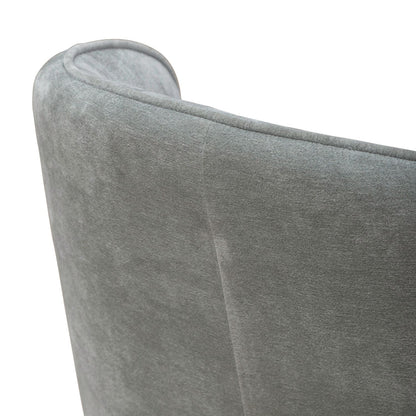 Accent Dining Chair w/ Casters - Sapphire