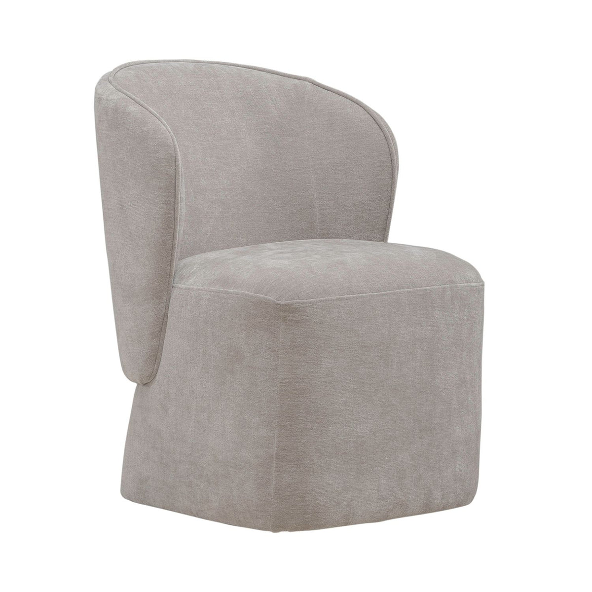 Accent Dining Chair w/ Casters - Truffle