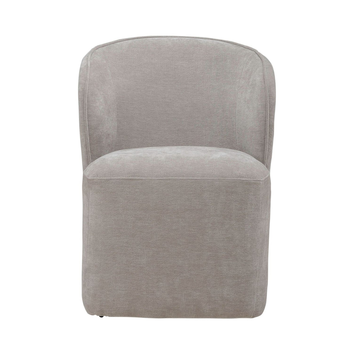 Accent Dining Chair w/ Casters - Truffle