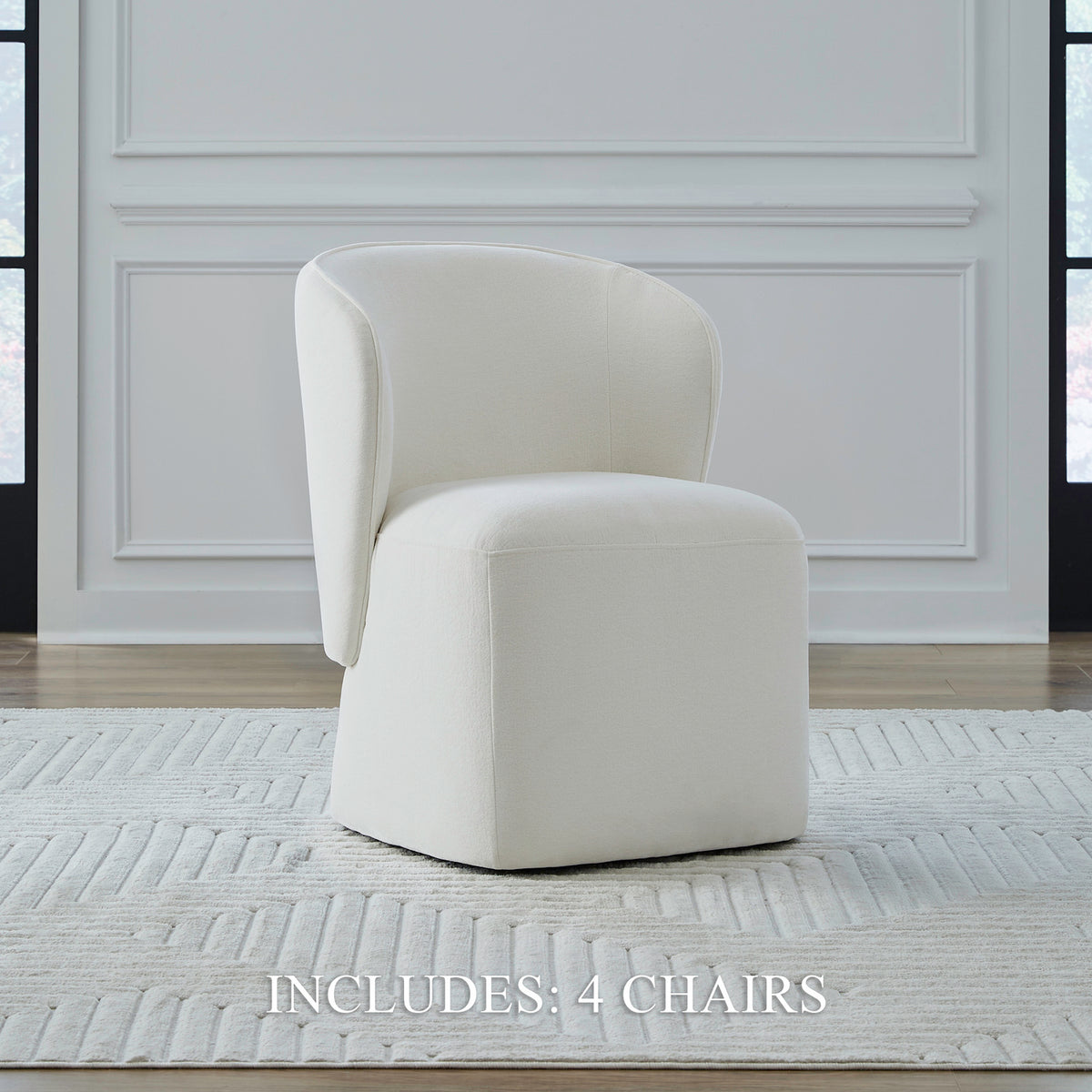 Accent Dining Ivory Accent Dining Chairs - Set of 4