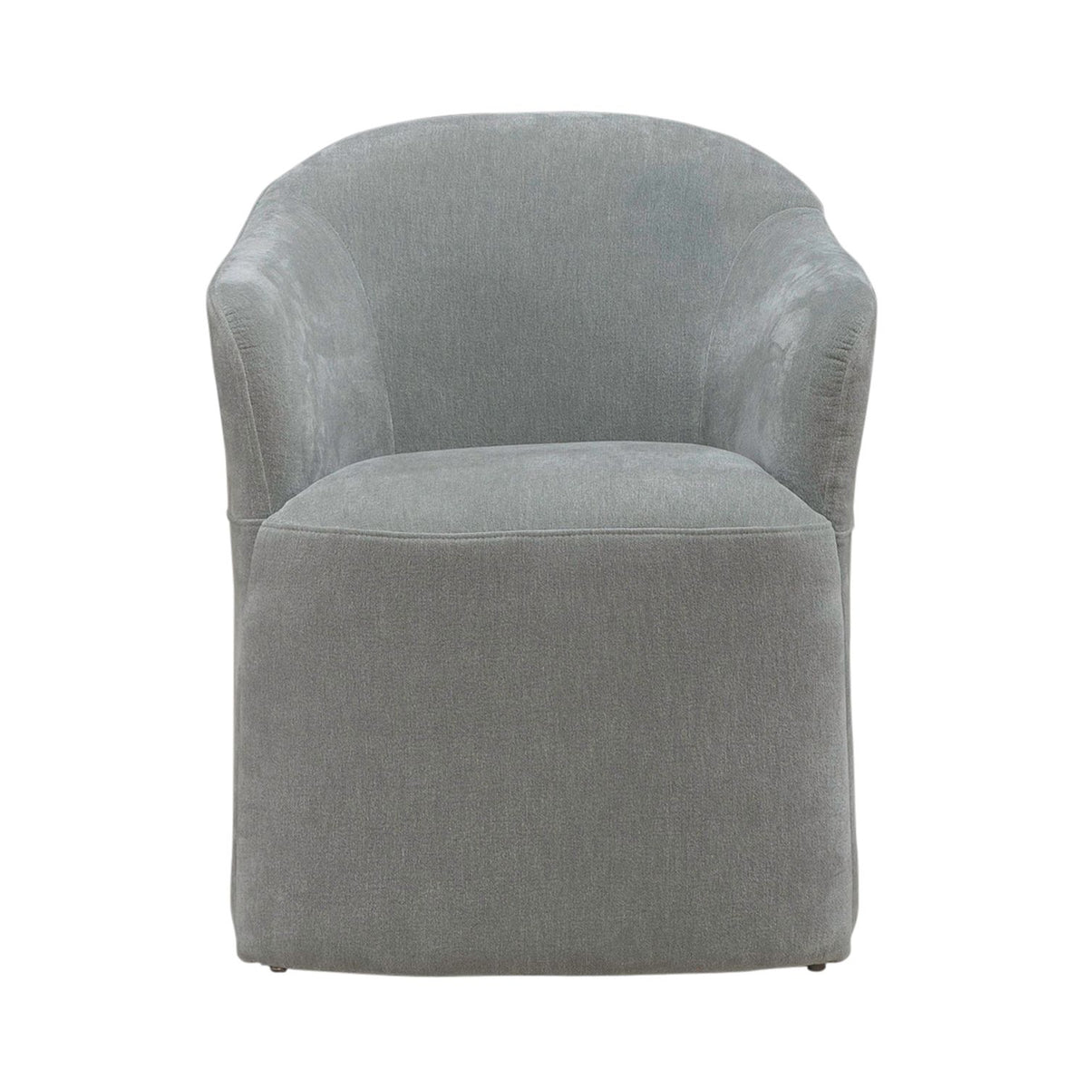 Accent Dining Chair w/ Casters - Sapphire
