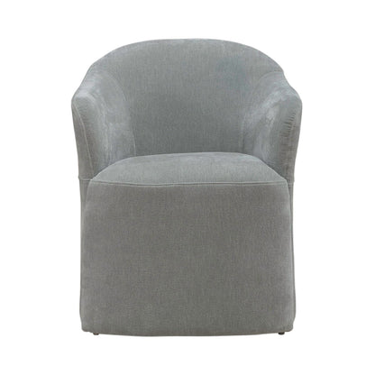 Accent Dining Chair w/ Casters - Sapphire