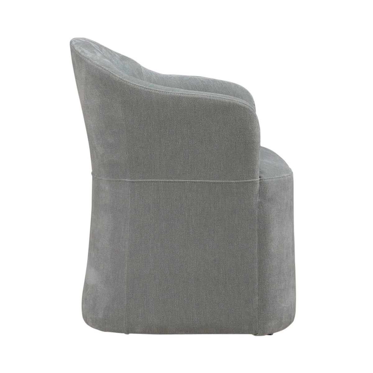 Accent Dining Chair w/ Casters - Sapphire