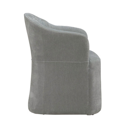 Accent Dining Chair w/ Casters - Sapphire
