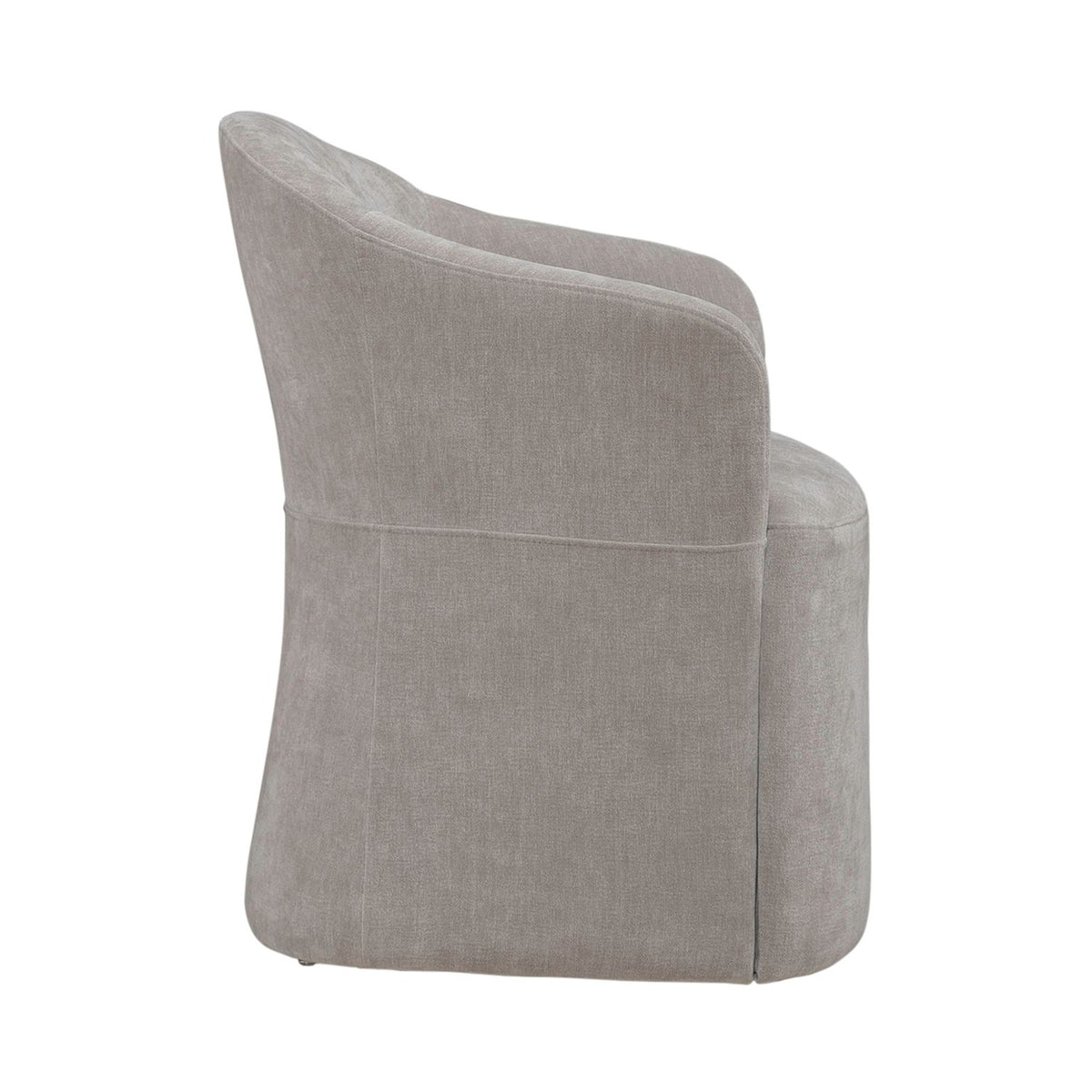 Accent Dining Chair w/ Casters - Truffle