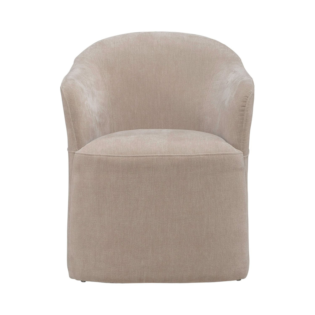 Accent Dining Chair w/ Casters - Wicker