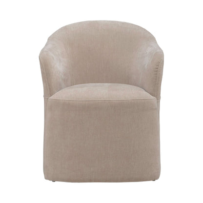 Accent Dining Chair w/ Casters - Wicker