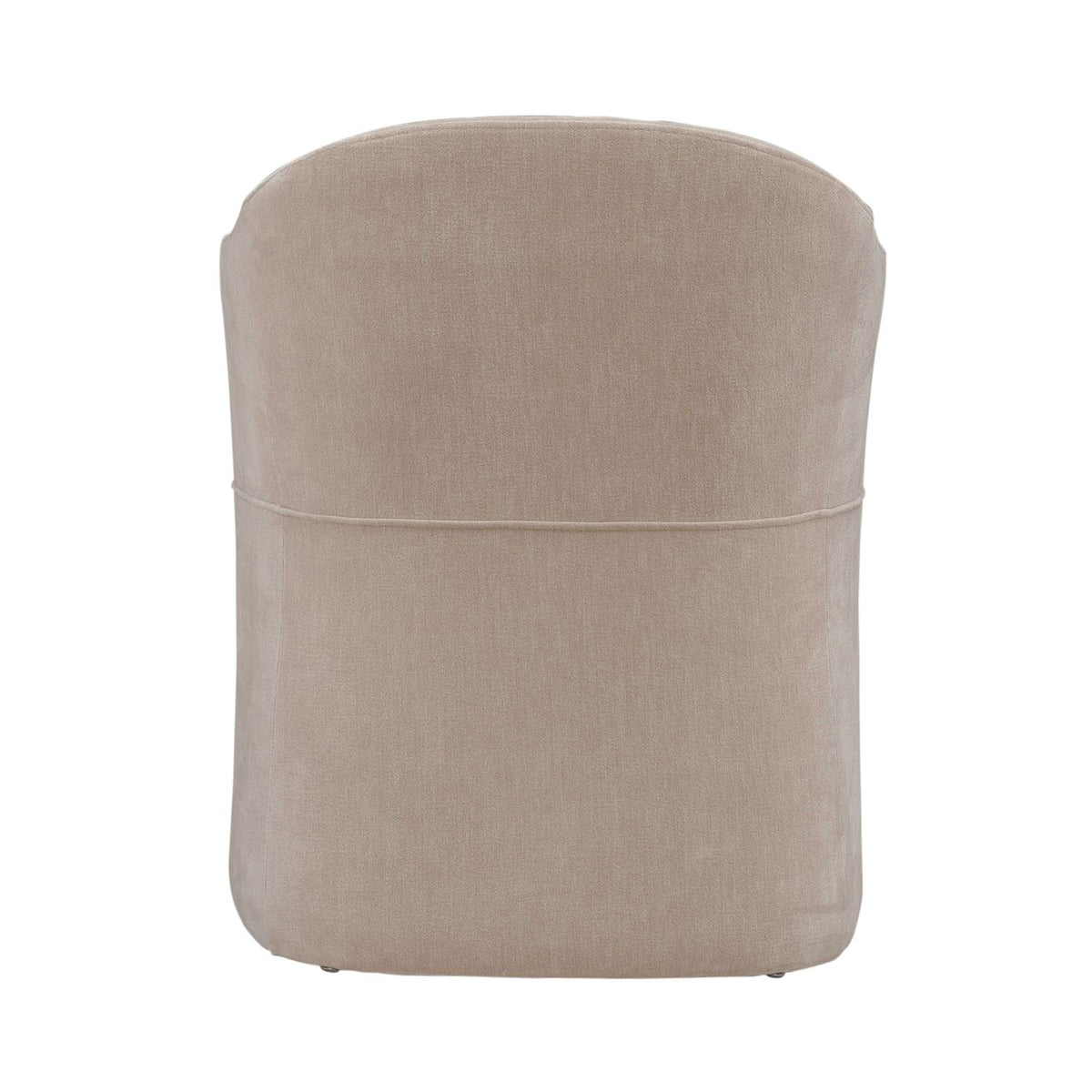 Accent Dining Chair w/ Casters - Wicker