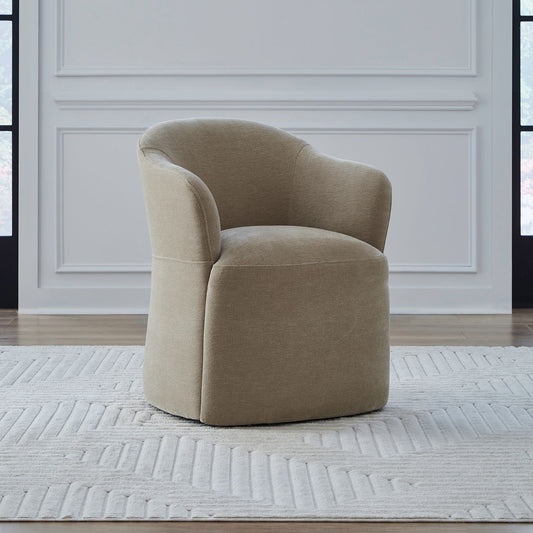 Accent Dining Chair w/ Casters - Wicker