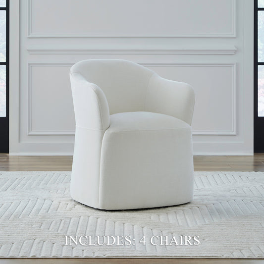 Accent Dining Ivory Accent Dining Chairs - Set of 4