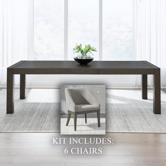 Cascade Falls 7 Piece Rectangular Table Set