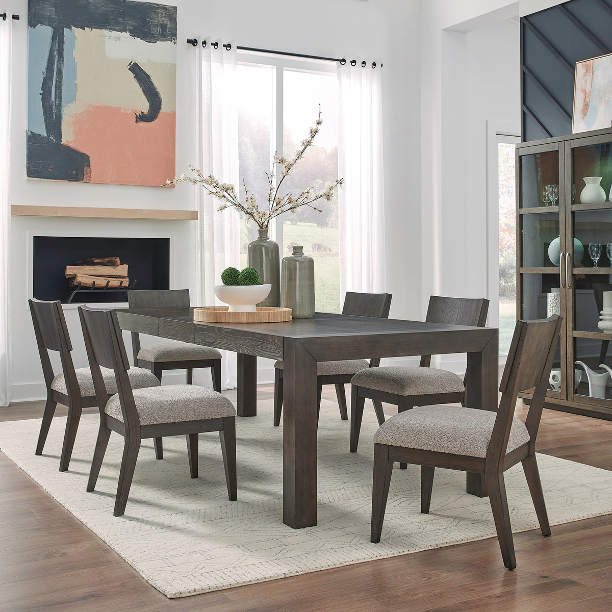 Cascade Falls Opt 7 Piece Rectangular Table Set