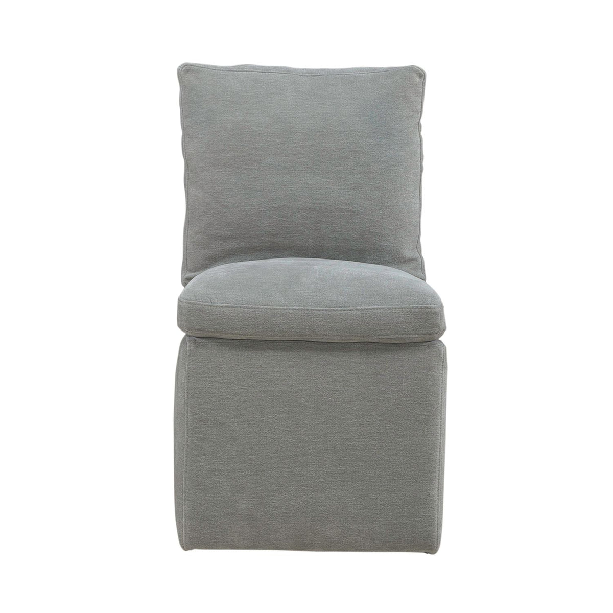 Accent Dining Chair w/ Casters - Sapphire