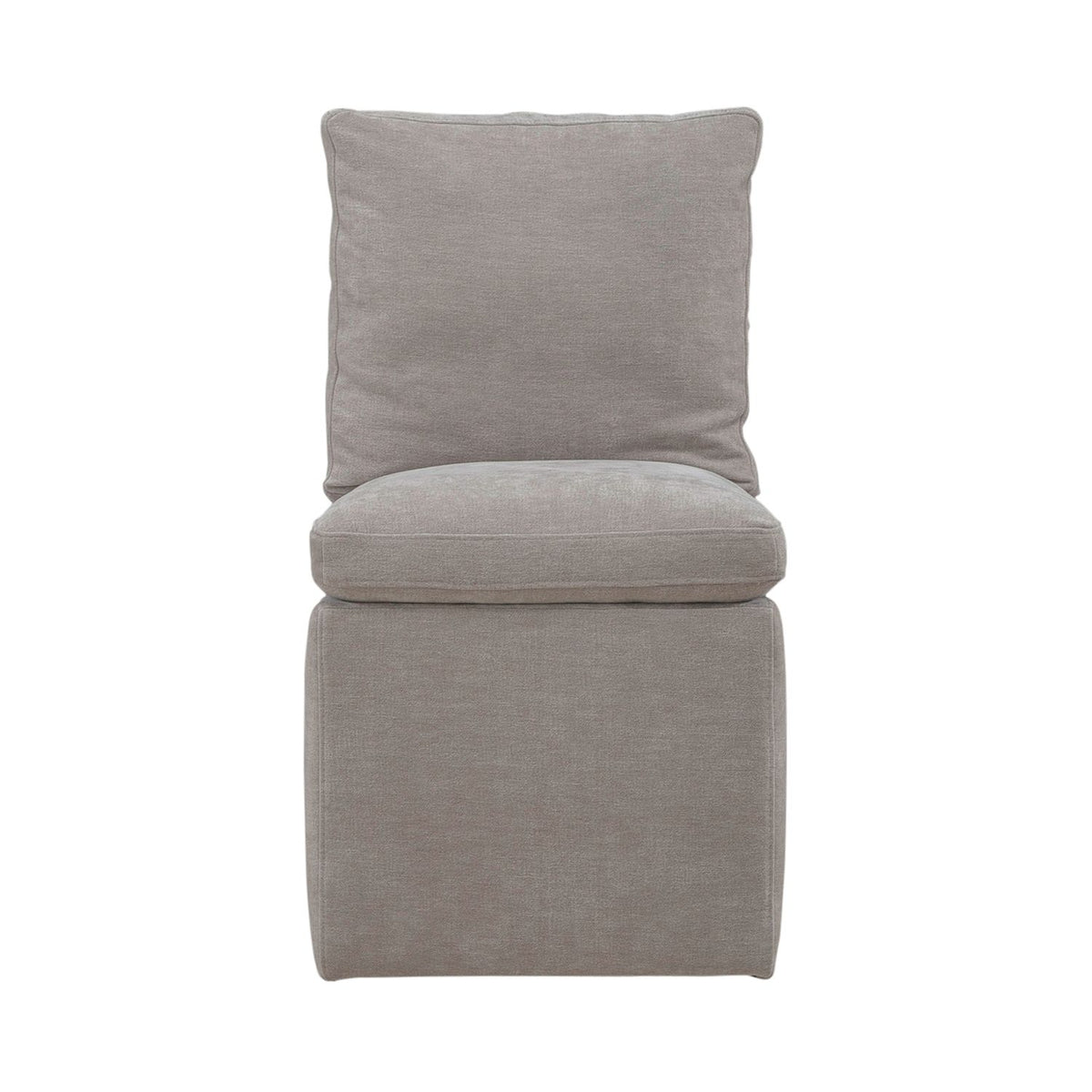 Accent Dining Chair w/ Casters - Truffle