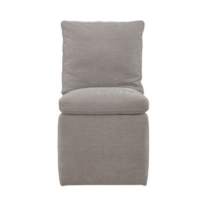 Accent Dining Chair w/ Casters - Truffle