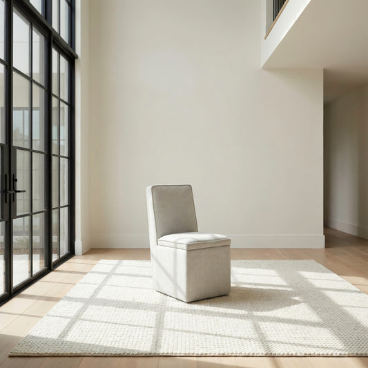 Accent Dining Accent Storage Dining Chair w/ Casters