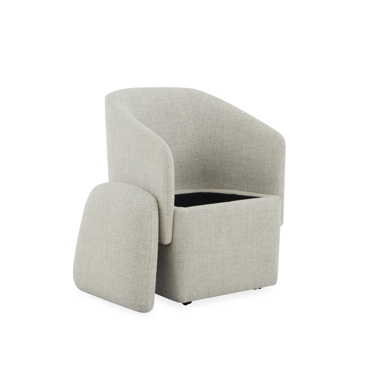 Accent Dining Accent Storage Dining Chair w/ Casters